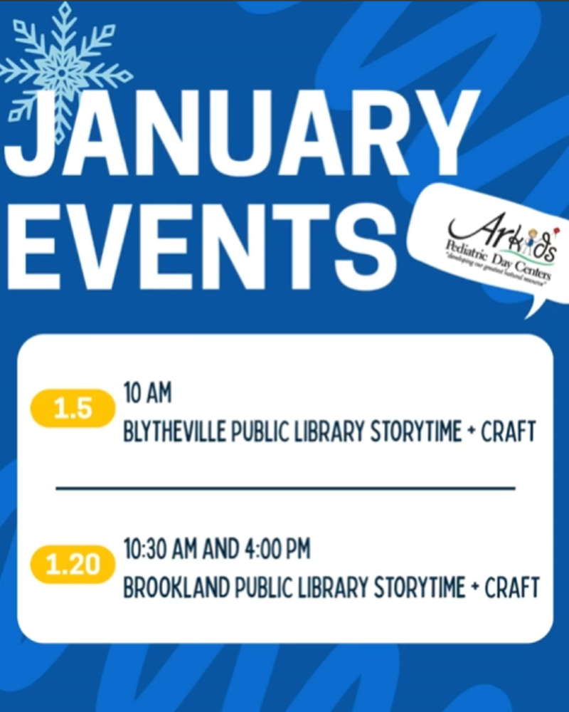 Arkids Upcoming Events